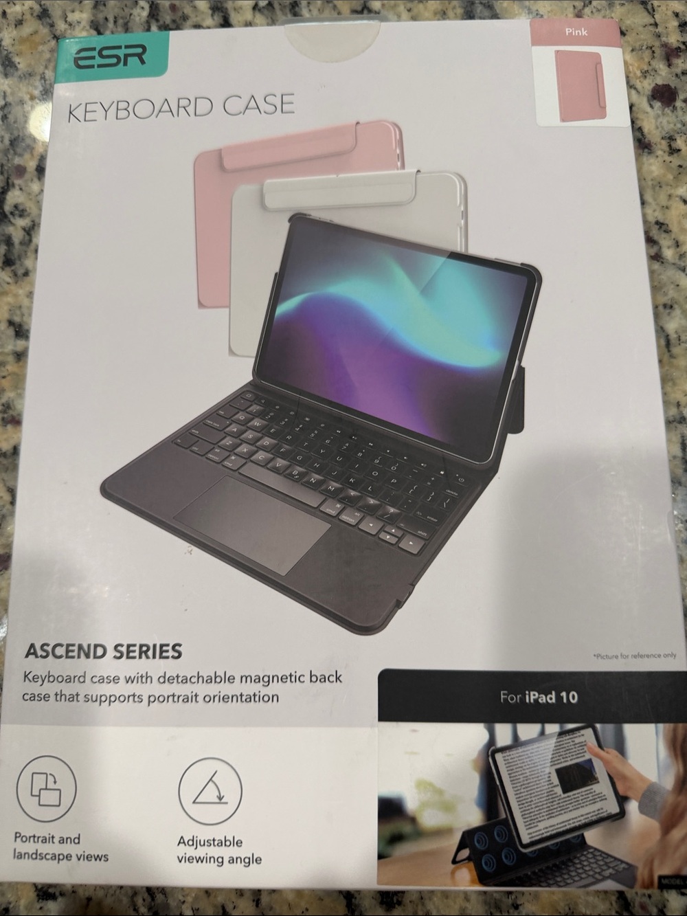 Ascend Series Keyboard Case for iPad 10 — Pink